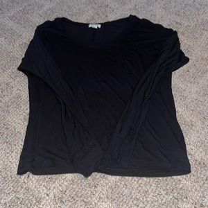 Black long sleeve shirt